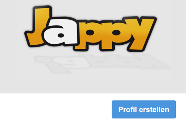 Startseite von Jappy.de (Screenshot)